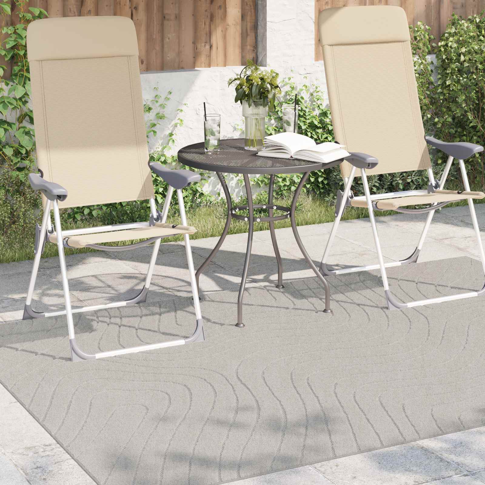 Tepisi za područja PALMERAS Krema 230 x 160 cm Poliester