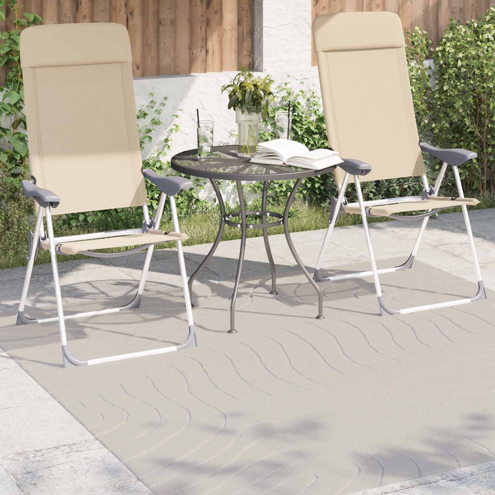 Tepisi za područja PALMERAS Krema 200 x 200 cm Poliester