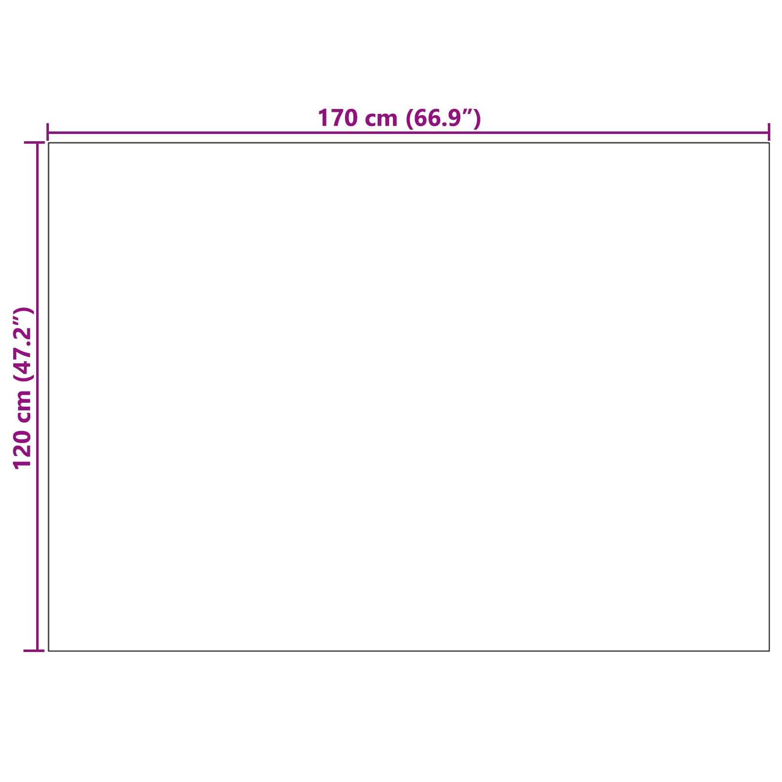 Tepisi za područja PALMERAS Bež 120 x 170 cm Poliester