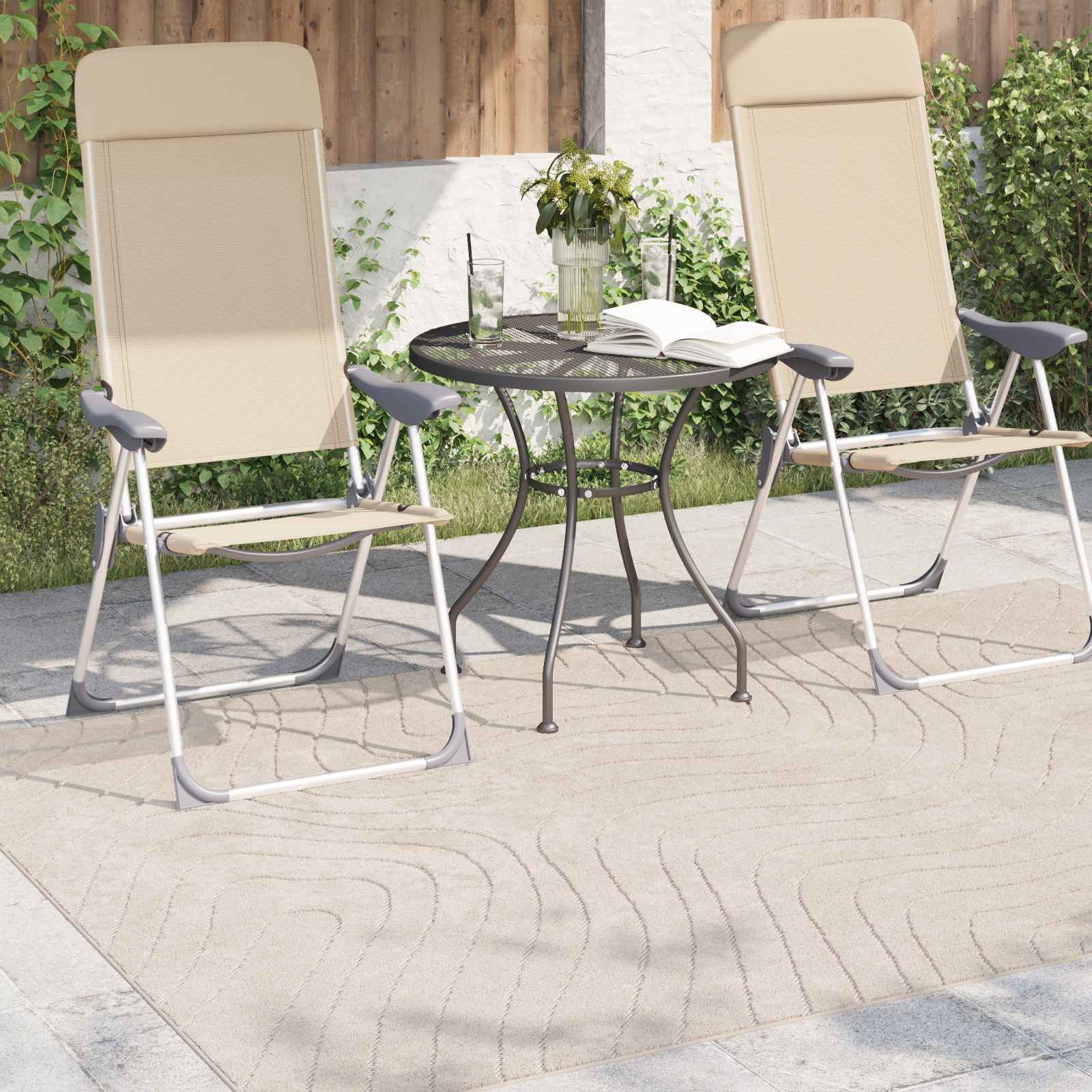 Tepisi za područja PALMERAS Bež 140 x 200 cm Poliester
