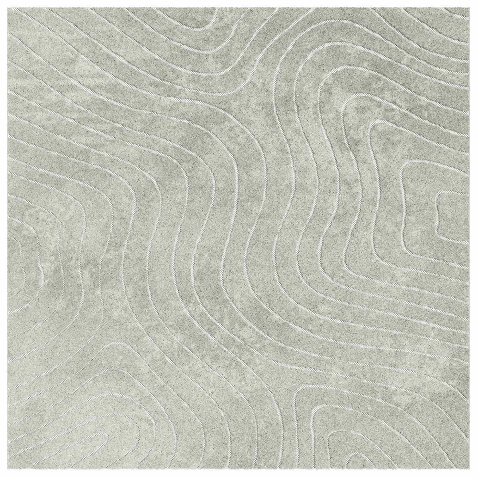 Tepisi za područja PALMERAS Zelena 240 x 240 cm Poliester