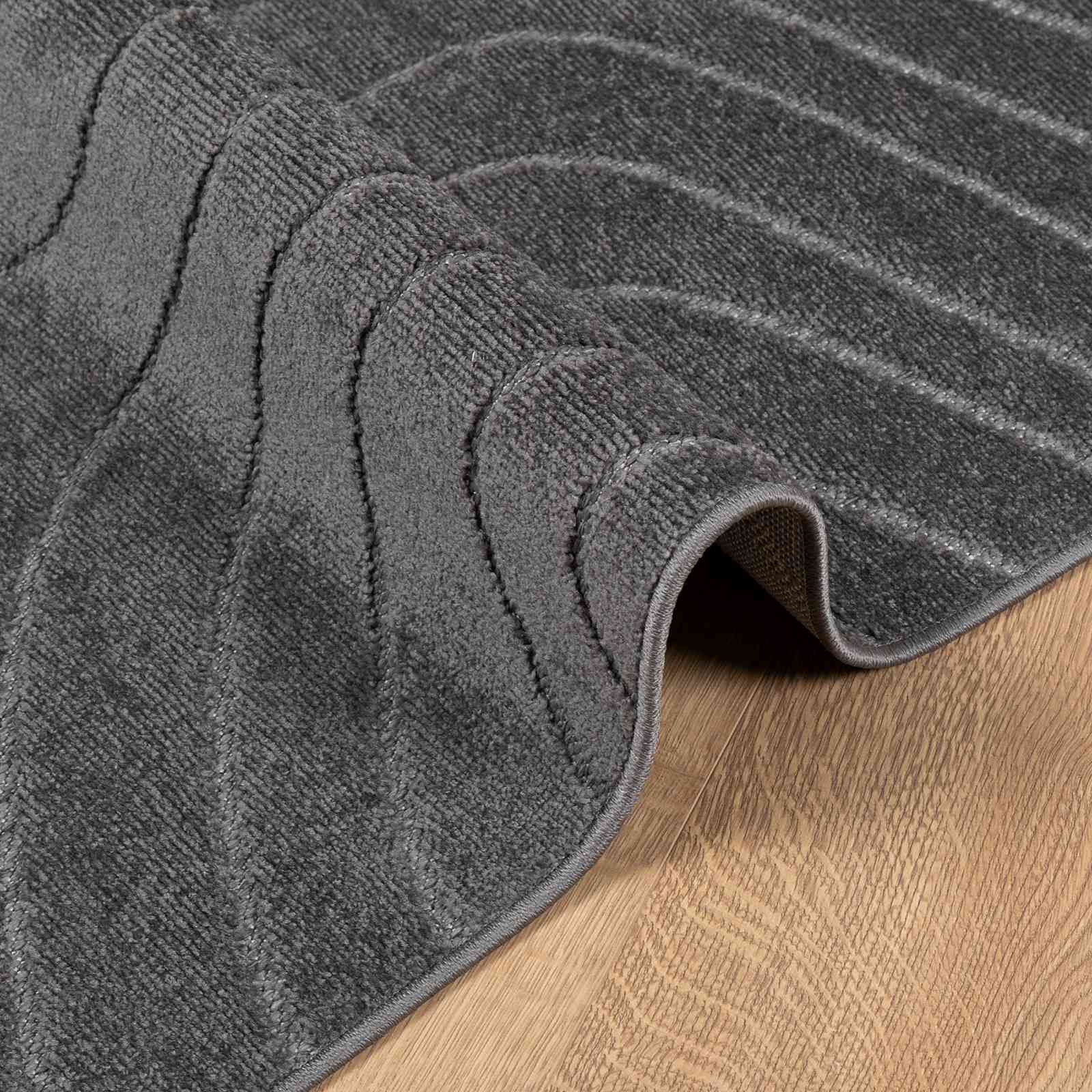 Tepisi za područja PALMERAS Antracit 230 x 160 cm Poliester