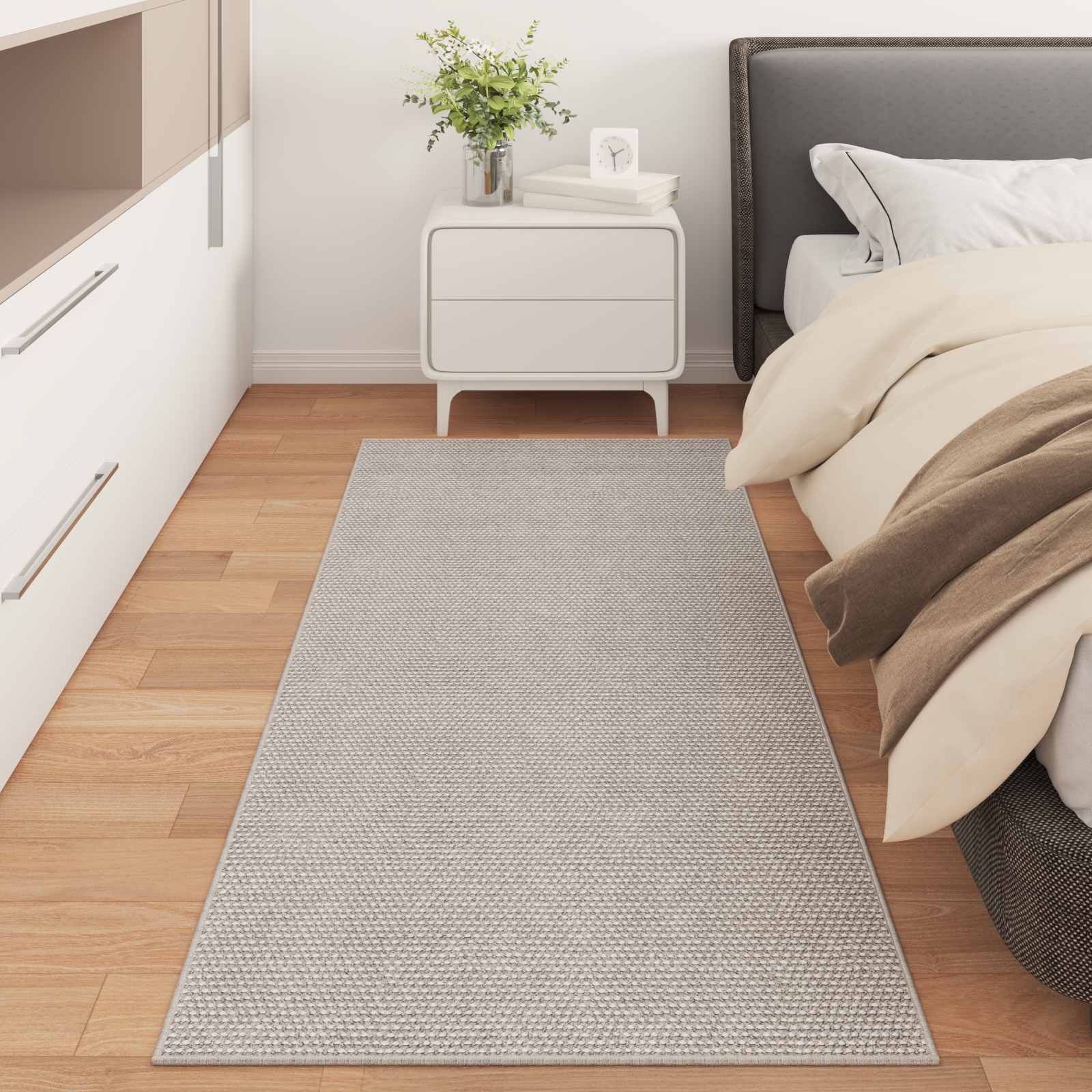 Tepisi za područja Pravokutni LUGO Krema 200 x 80 cm Poliester
