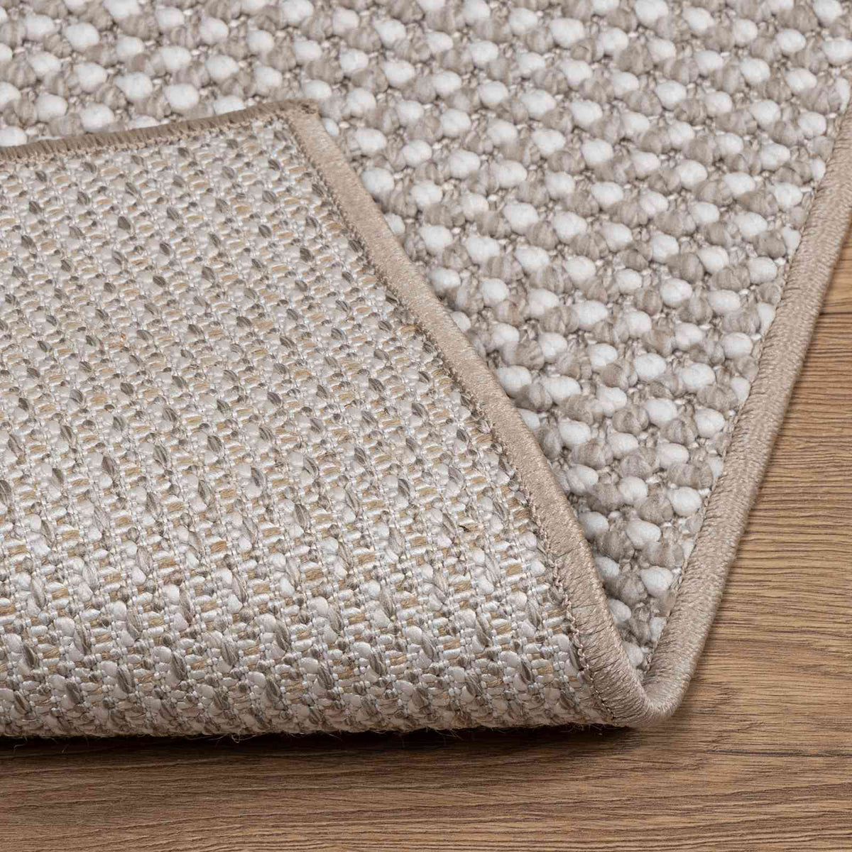 Tepisi za područja LUGO Krem i Taupe 200 x 80 cm Poliester