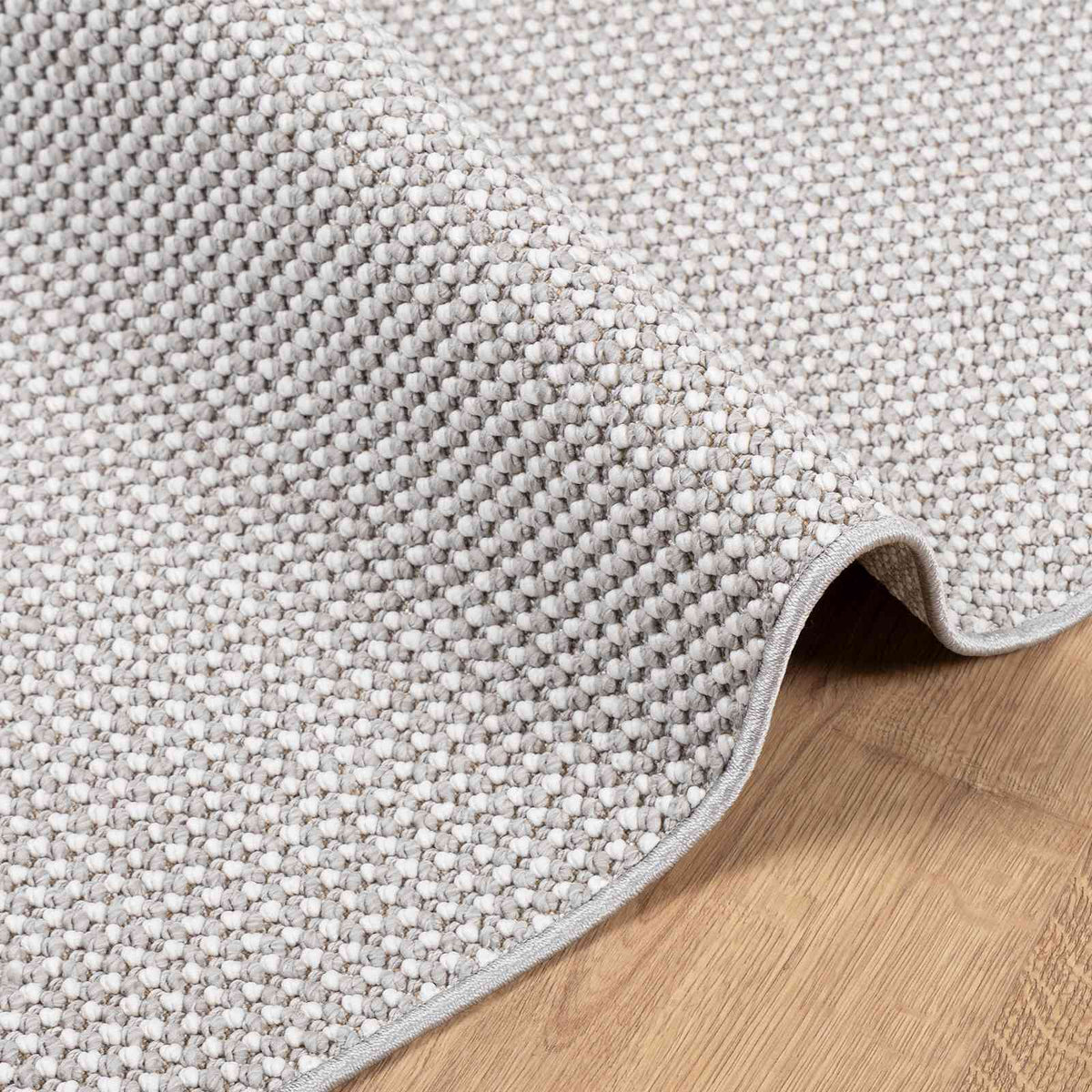 Tepisi za područja LUGO Krem i Siva 80 x 150 cm Poliester