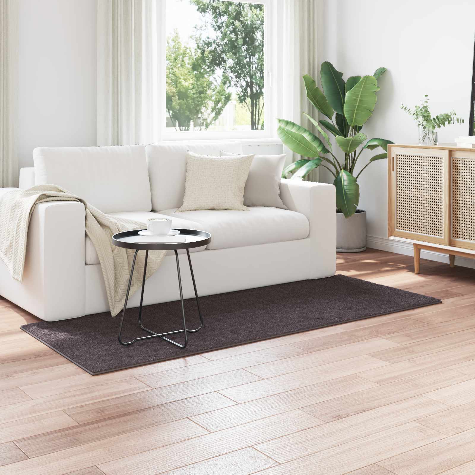 Tepisi za područja SIROLO Antracit 150 x 80 cm Poliester