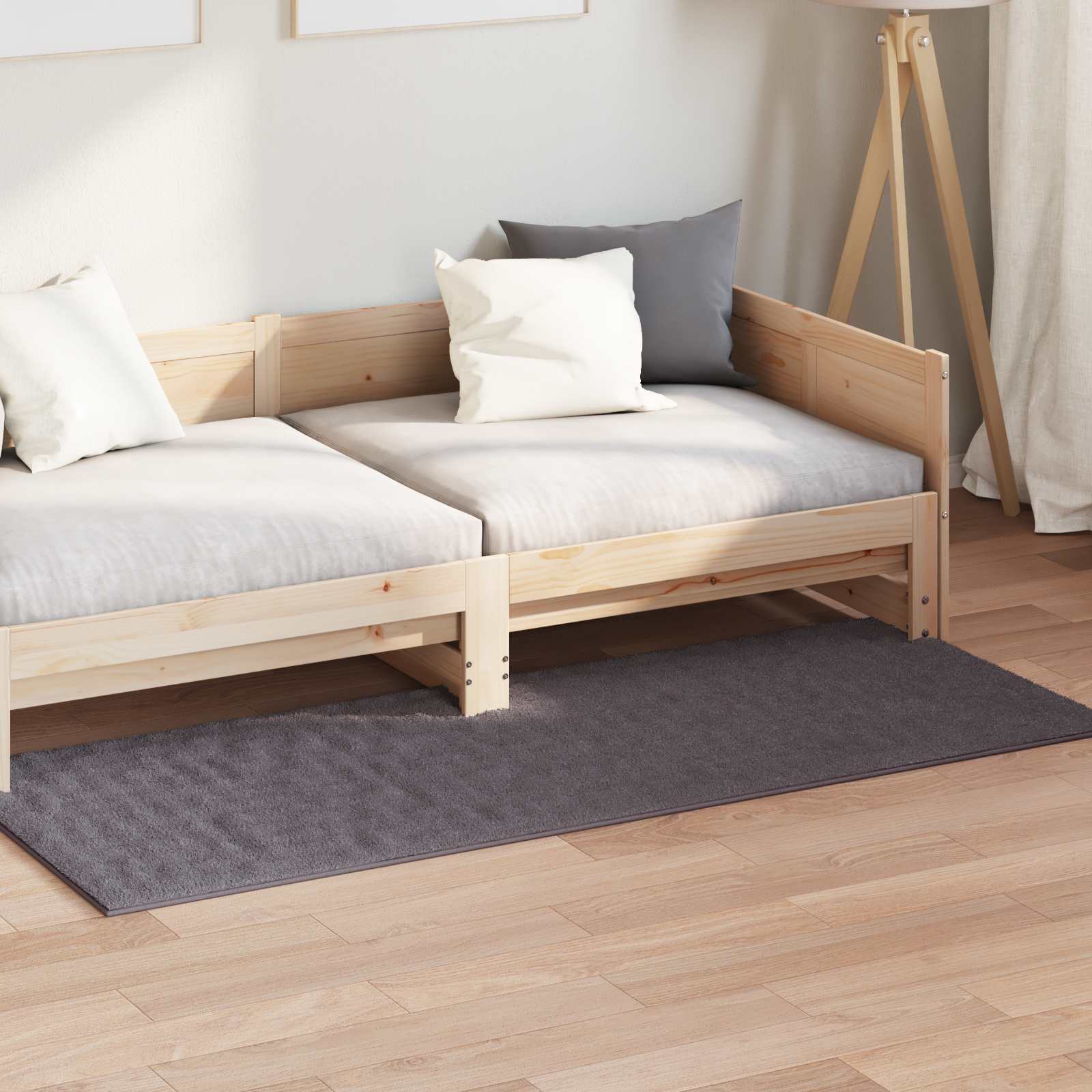 Tepisi za područja SIROLO Antracit 200 x 80 cm Poliester