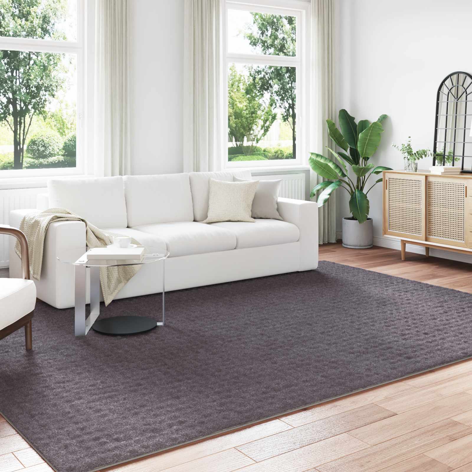Tepisi za područja SIROLO Antracit 280 x 200 cm Poliester