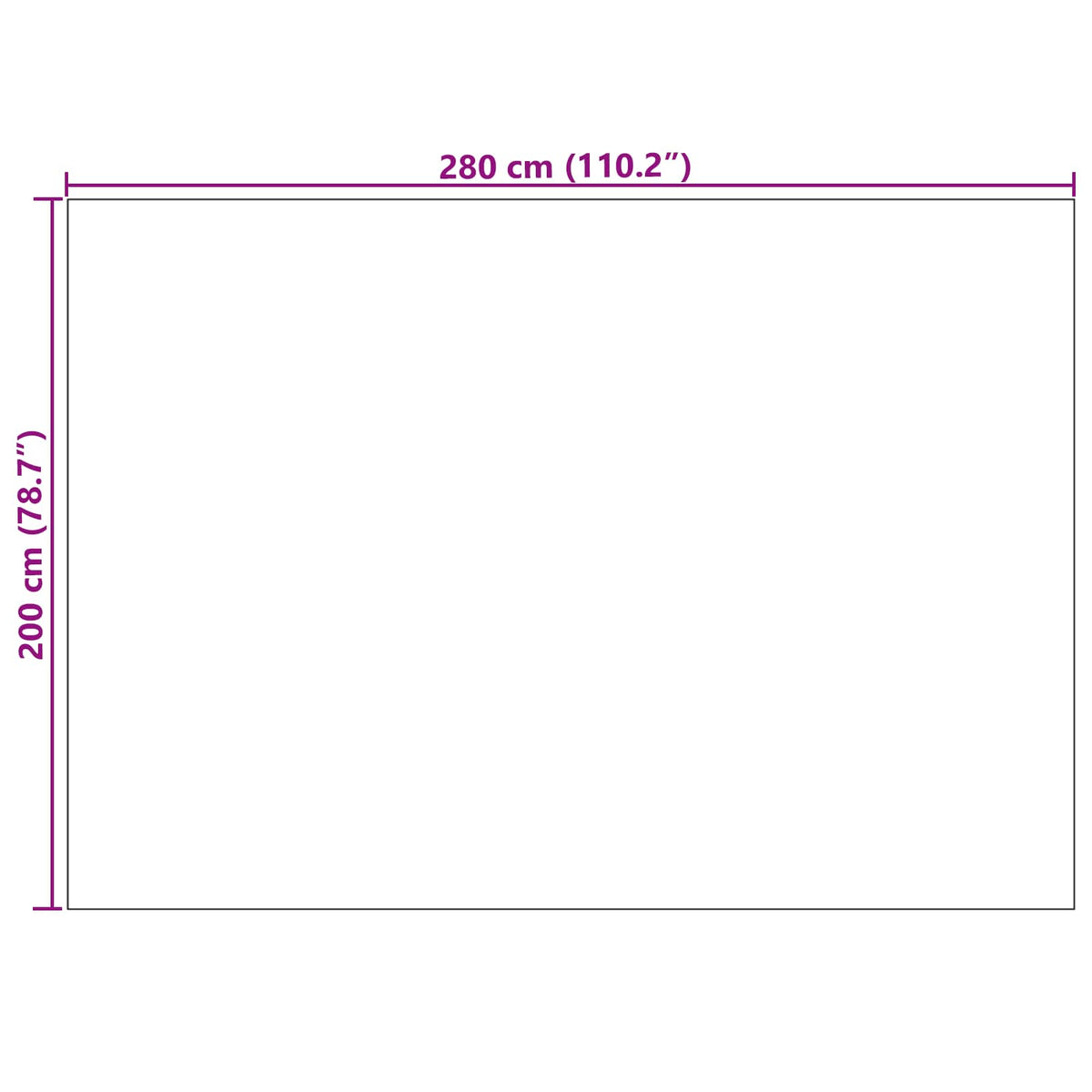 Tepisi za područja SIROLO Antracit 280 x 200 cm Poliester