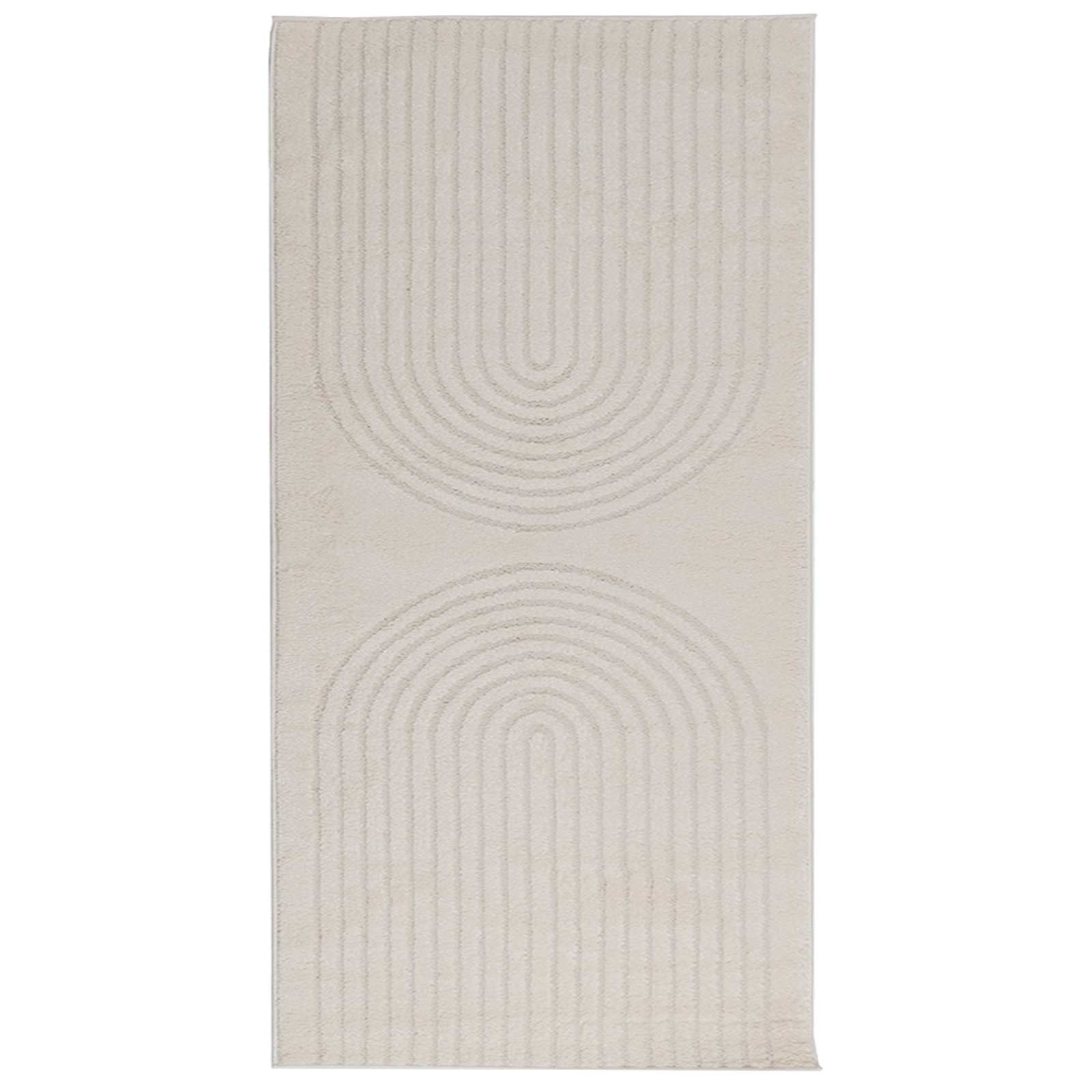 Tepisi za područja Pravokutni GALATI Krema 150 x 80 cm