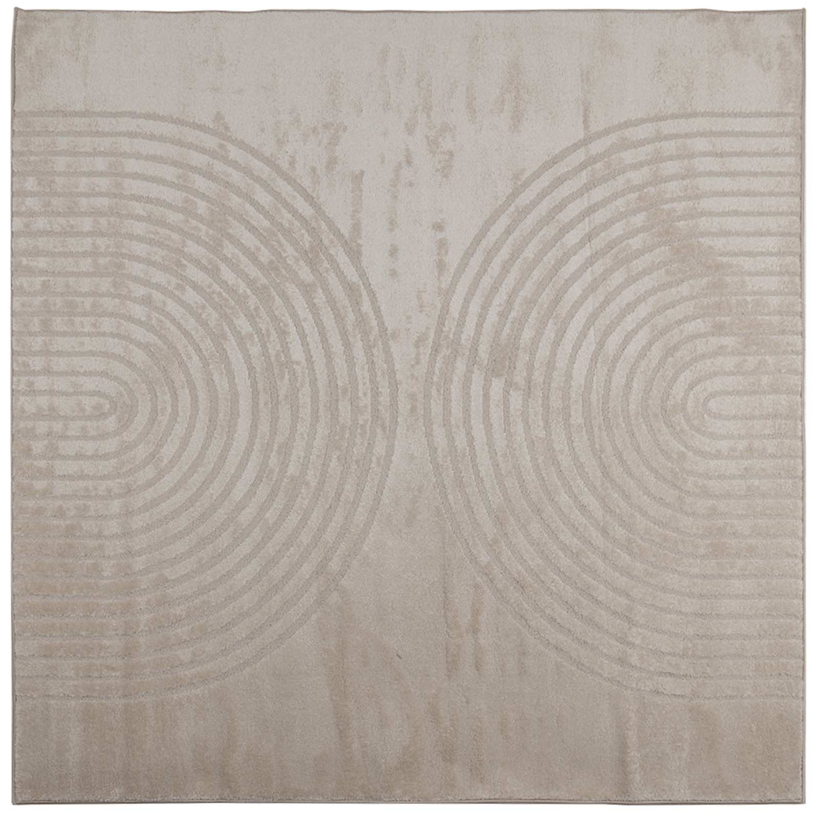 Tepisi za područja Četvrtasti GALATI Bež 120 x 120 cm Poliester