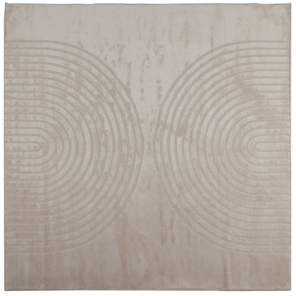Tepisi za područja Četvrtasti GALATI Bež 240 x 240 cm Poliester
