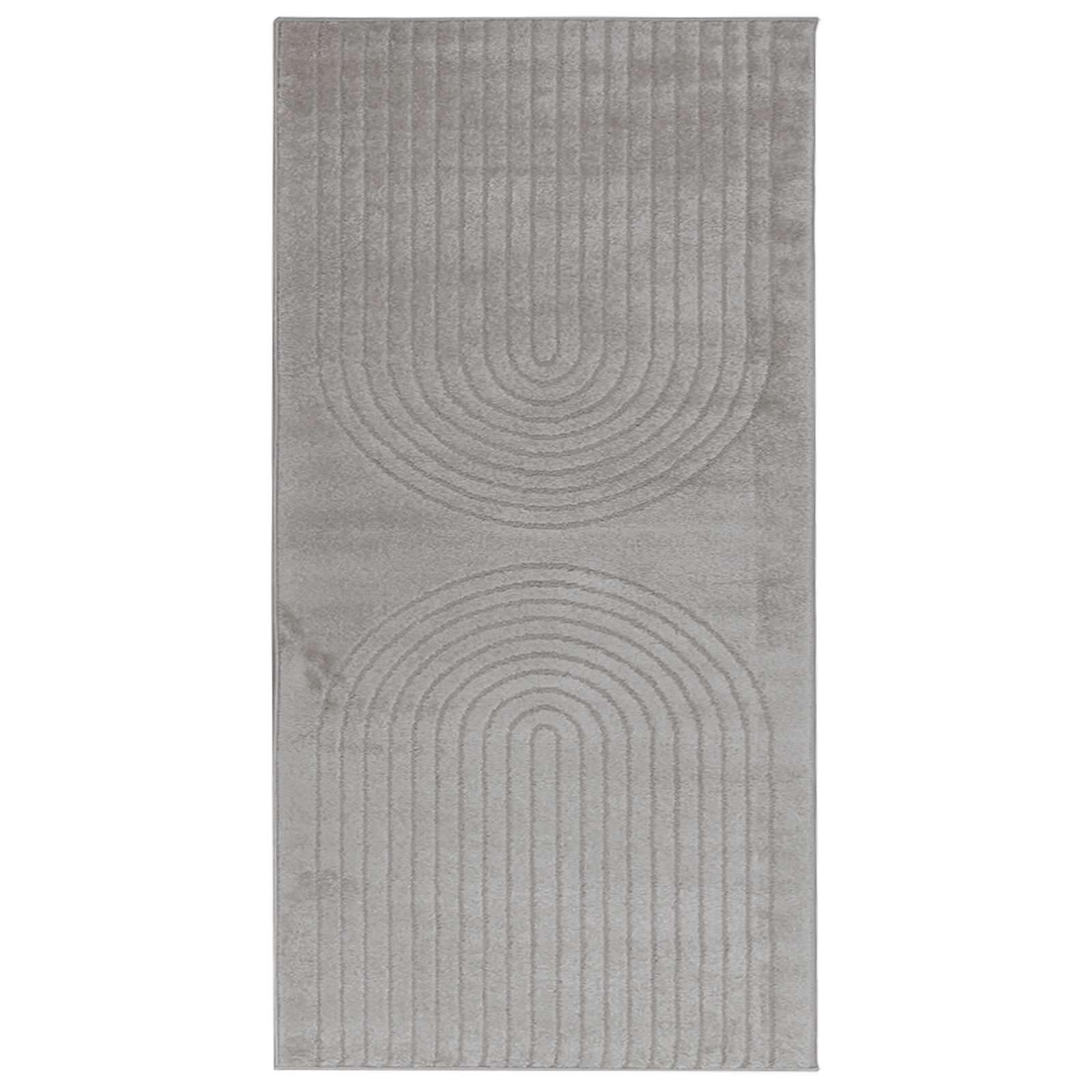 Tepisi za područja Pravokutni GALATI Sivi 150 x 80 cm Poliester