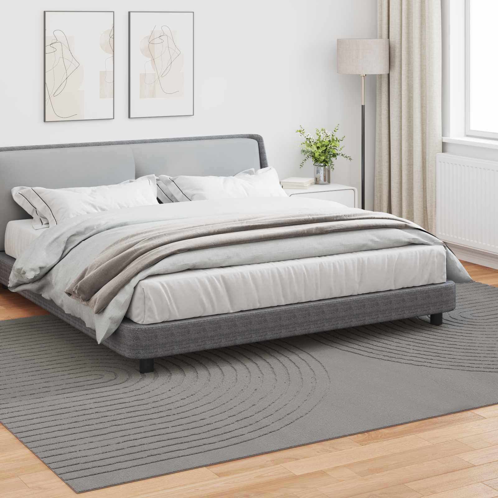 Tepisi za područja Pravokutni GALATI Sivi 340 x 240 cm