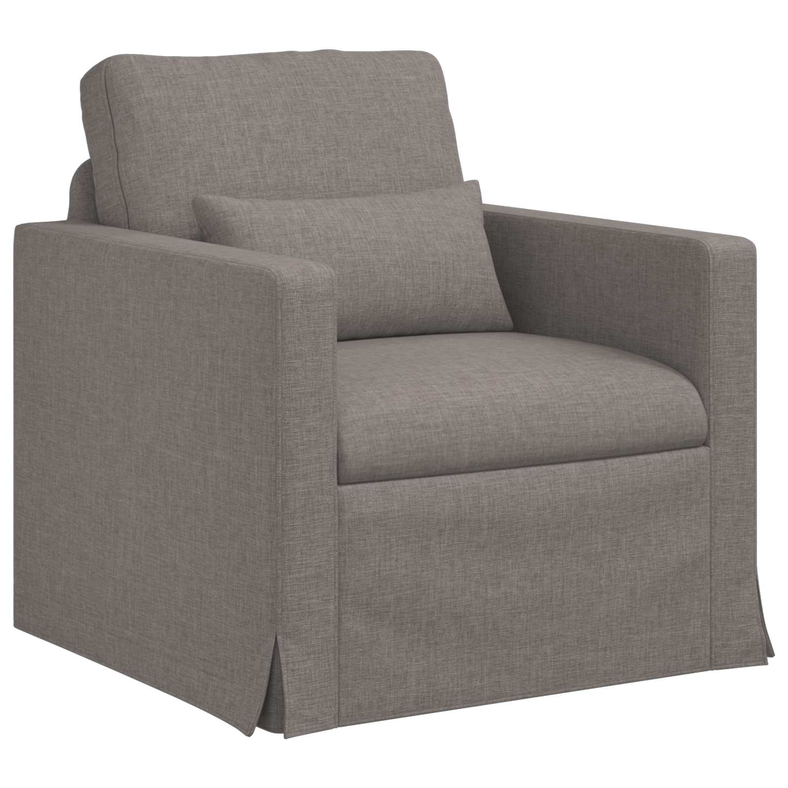 Set sofe 2 pcs Sivo-smeđa 139 x 78 x 80 cm tkanina