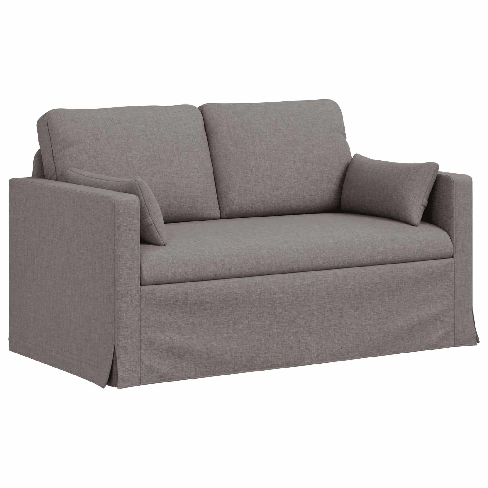 Set sofe 2 pcs Sivo-smeđa 139 x 78 x 80 cm tkanina