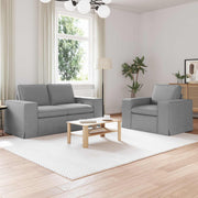 Set sofe 2 pcs Svijetlo siva 162 x 80 x 82 cm tkanina