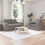 Set sofe 2 pcs Sivo-smeđa 162 x 80 x 82 cm tkanina