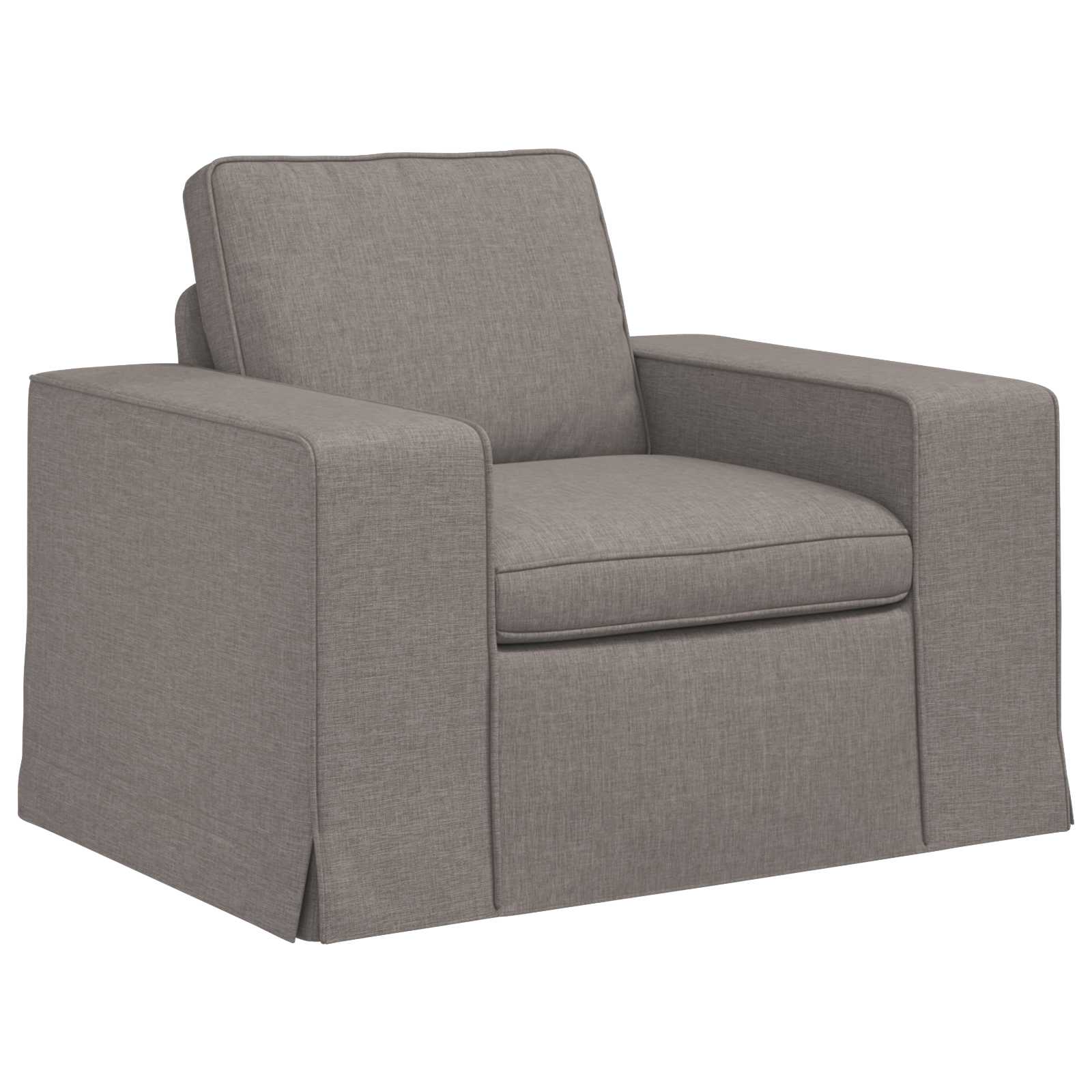 Set sofe 2 pcs Sivo-smeđa 162 x 80 x 82 cm tkanina