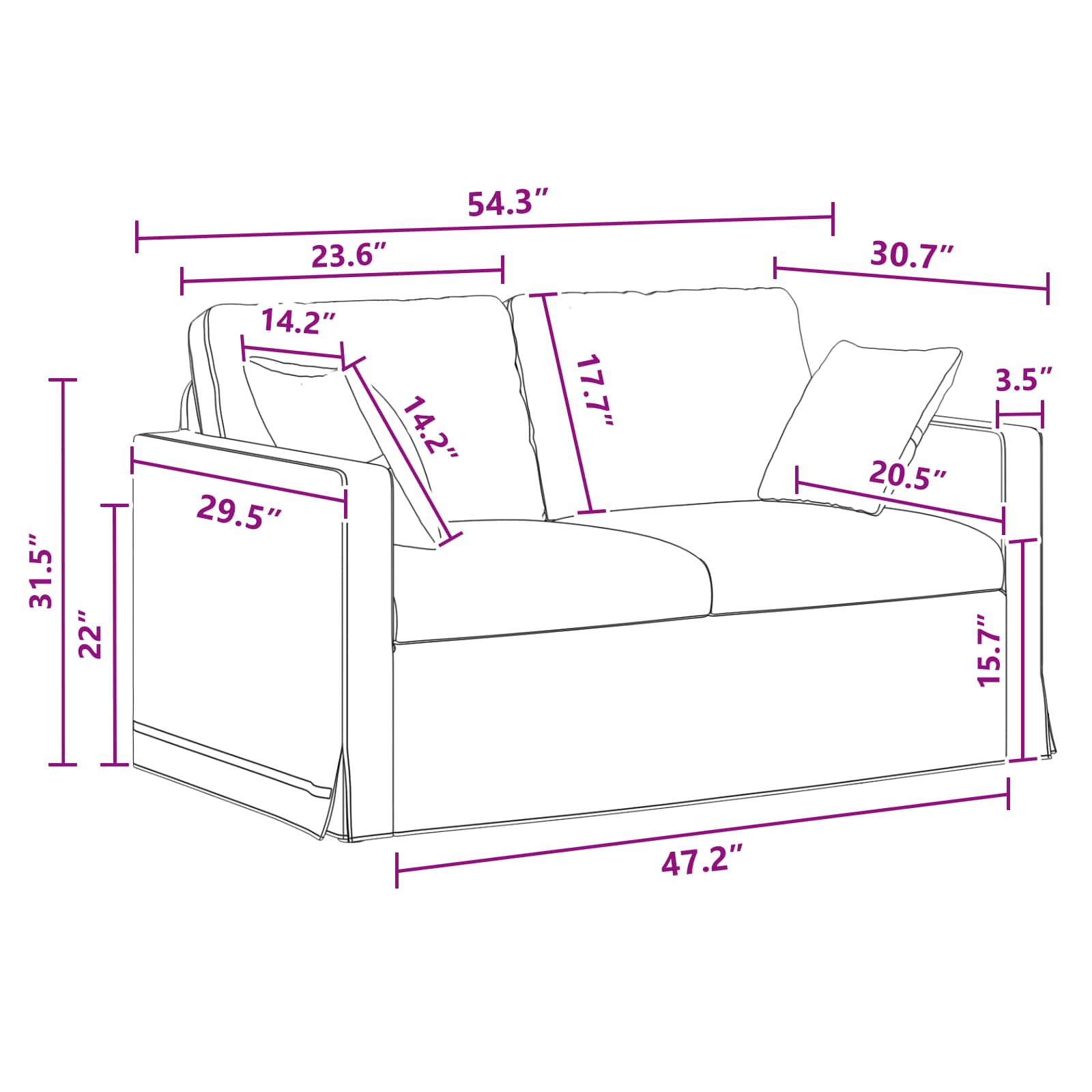 Set sofe 2 pcs Tamno siva 138 x 78 x 80 cm Baršun