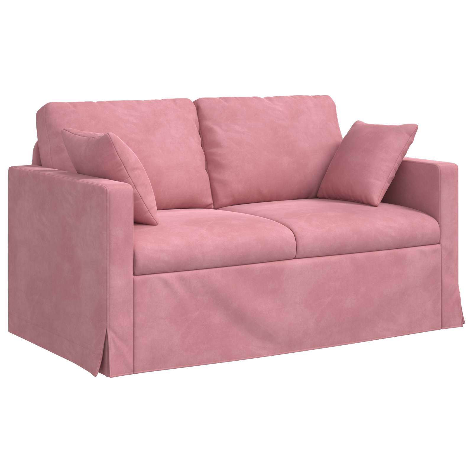 Set sofe 2 pcs Ružičasta 138 x 78 x 80 cm Baršun