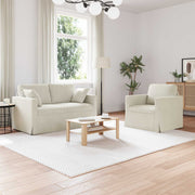 Set sofe 2 pcs Krema 138 x 78 x 80 cm Baršun
