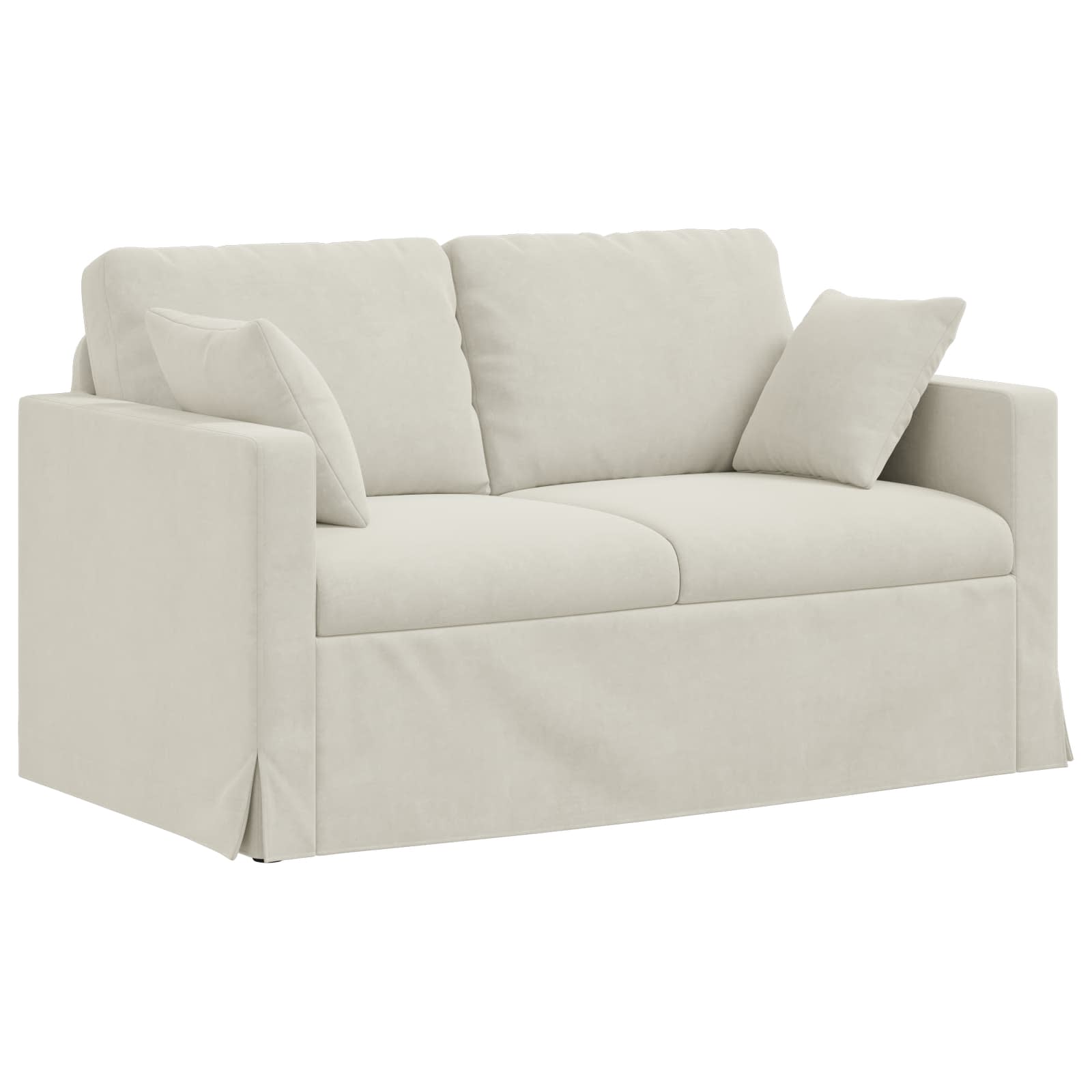 Set sofe 2 pcs Krema 138 x 78 x 80 cm Baršun