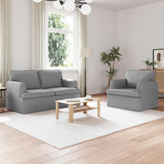 Set sofe 2 pcs Svijetlo siva 144 x 80 x 85 cm tkanina