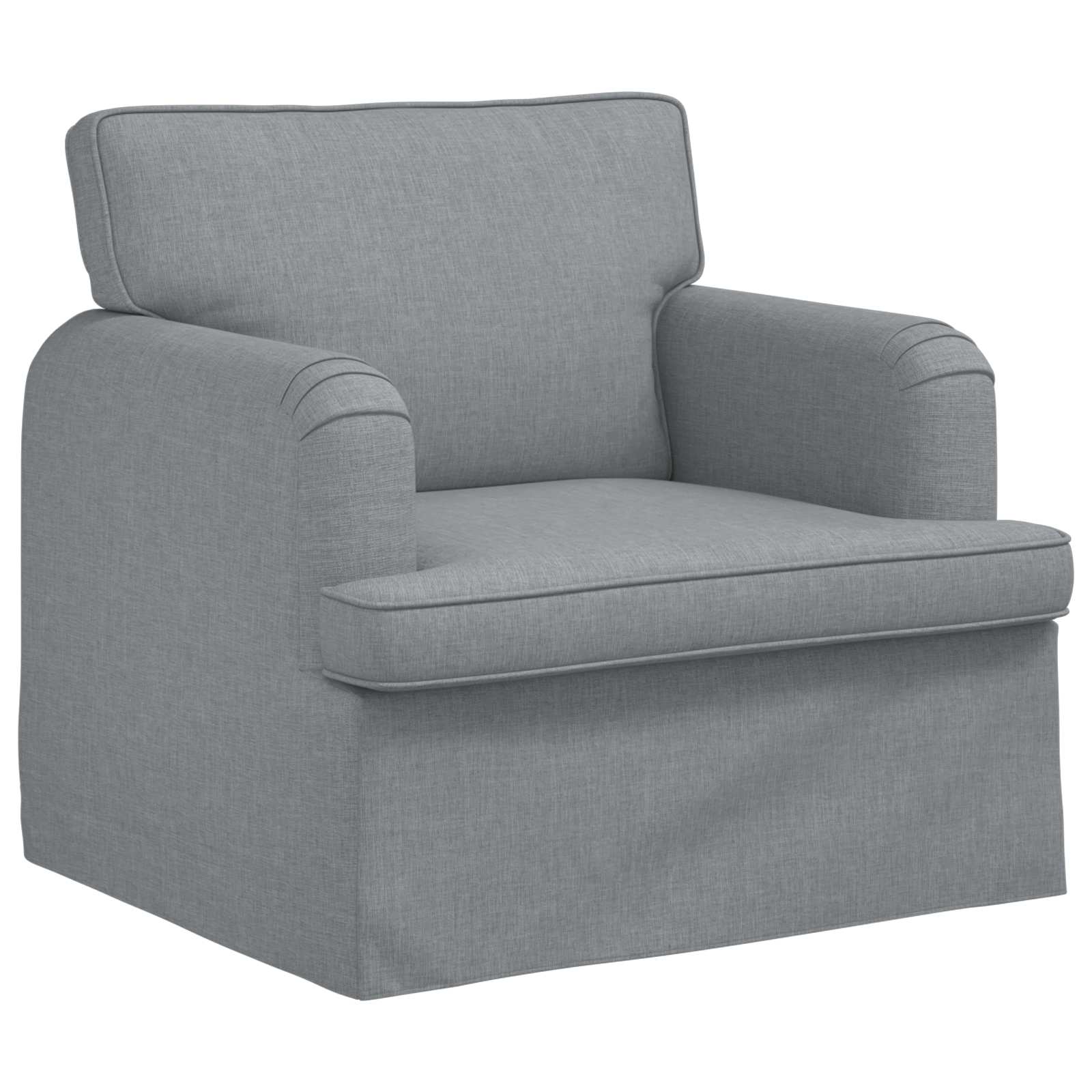 Set sofe 2 pcs Svijetlo siva 144 x 80 x 85 cm tkanina