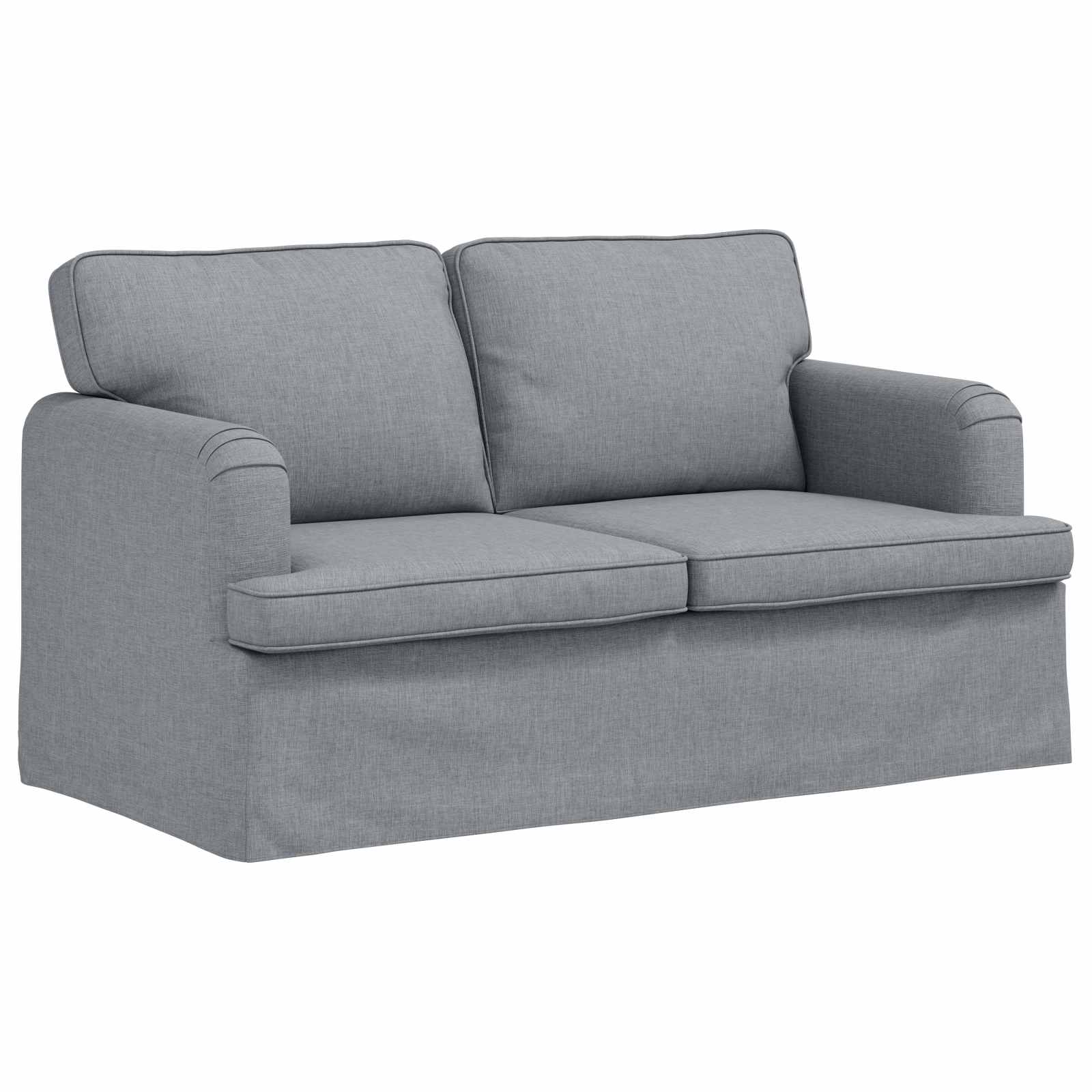 Set sofe 2 pcs Svijetlo siva 144 x 80 x 85 cm tkanina