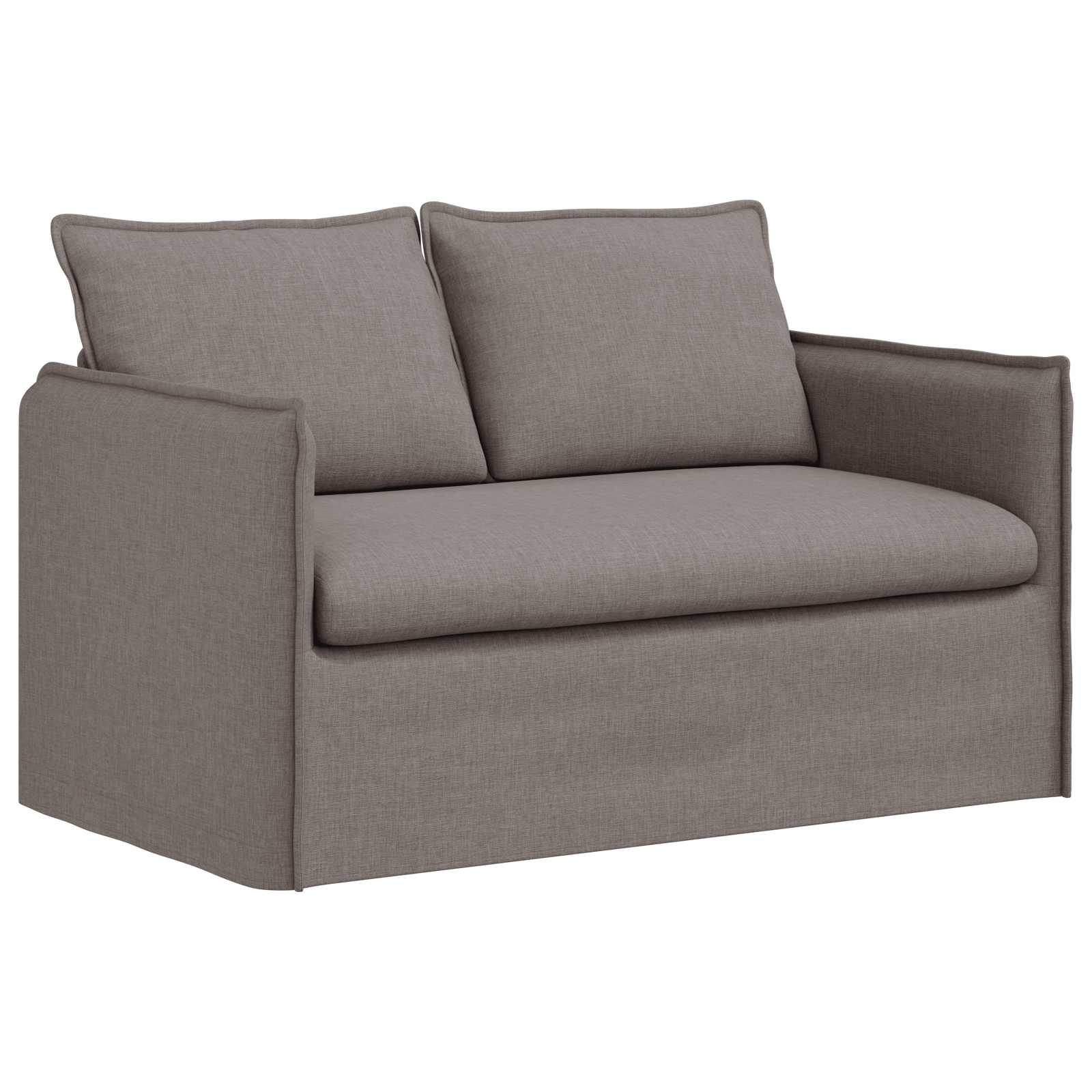 Set sofe 2 pcs Sivosmeđa 136 x 82 x 85 cm Tkanina