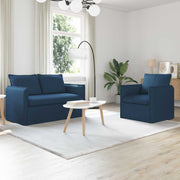 Set sofe 2 pcs Plava 136 x 82 x 85 cm Tkanina