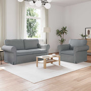 Set sofe 2 pcs Svijetlo siva 175 x 82 x 80 cm tkanina