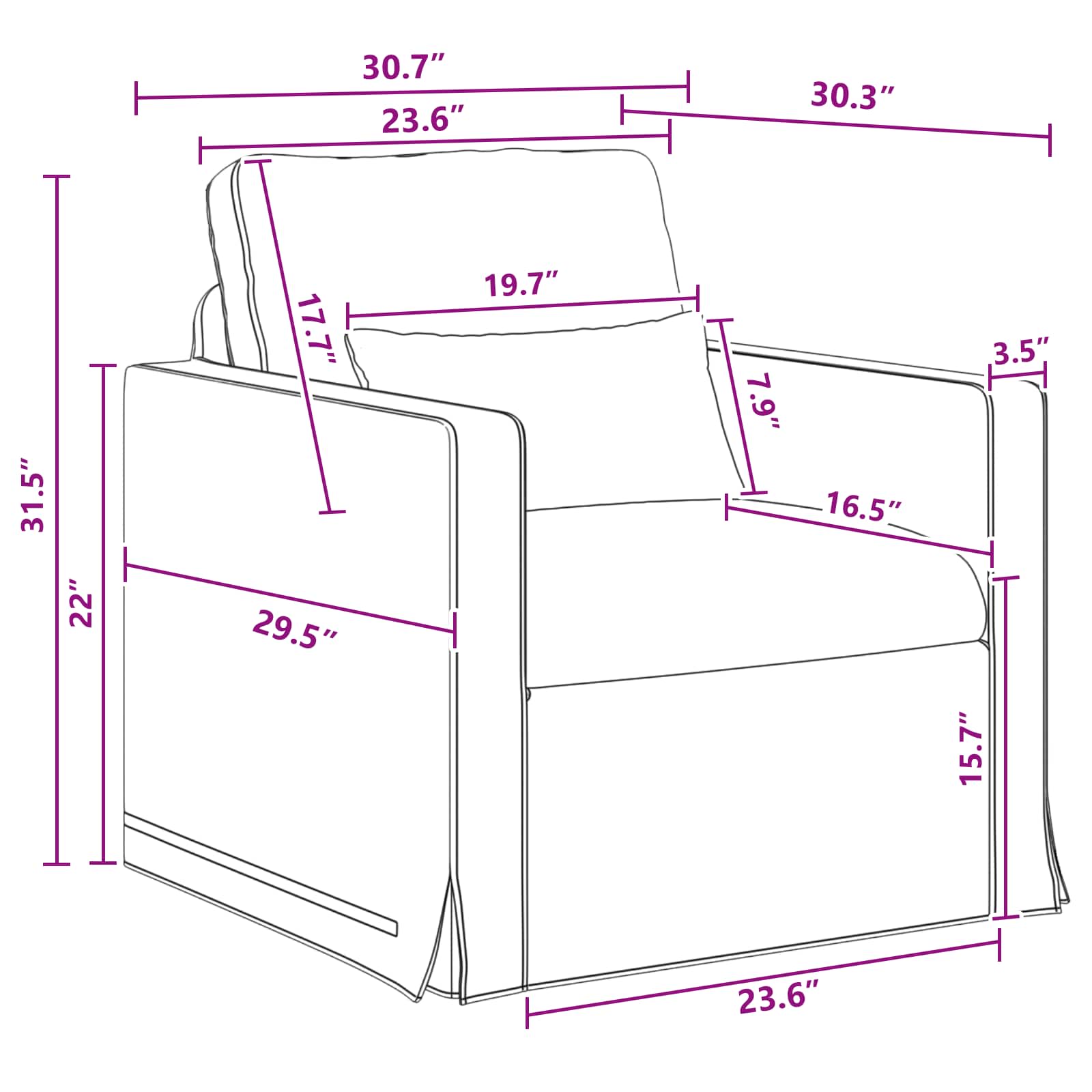 Set sofe 2 pcs Tamno siva 158 x 78 x 80 cm tkanina
