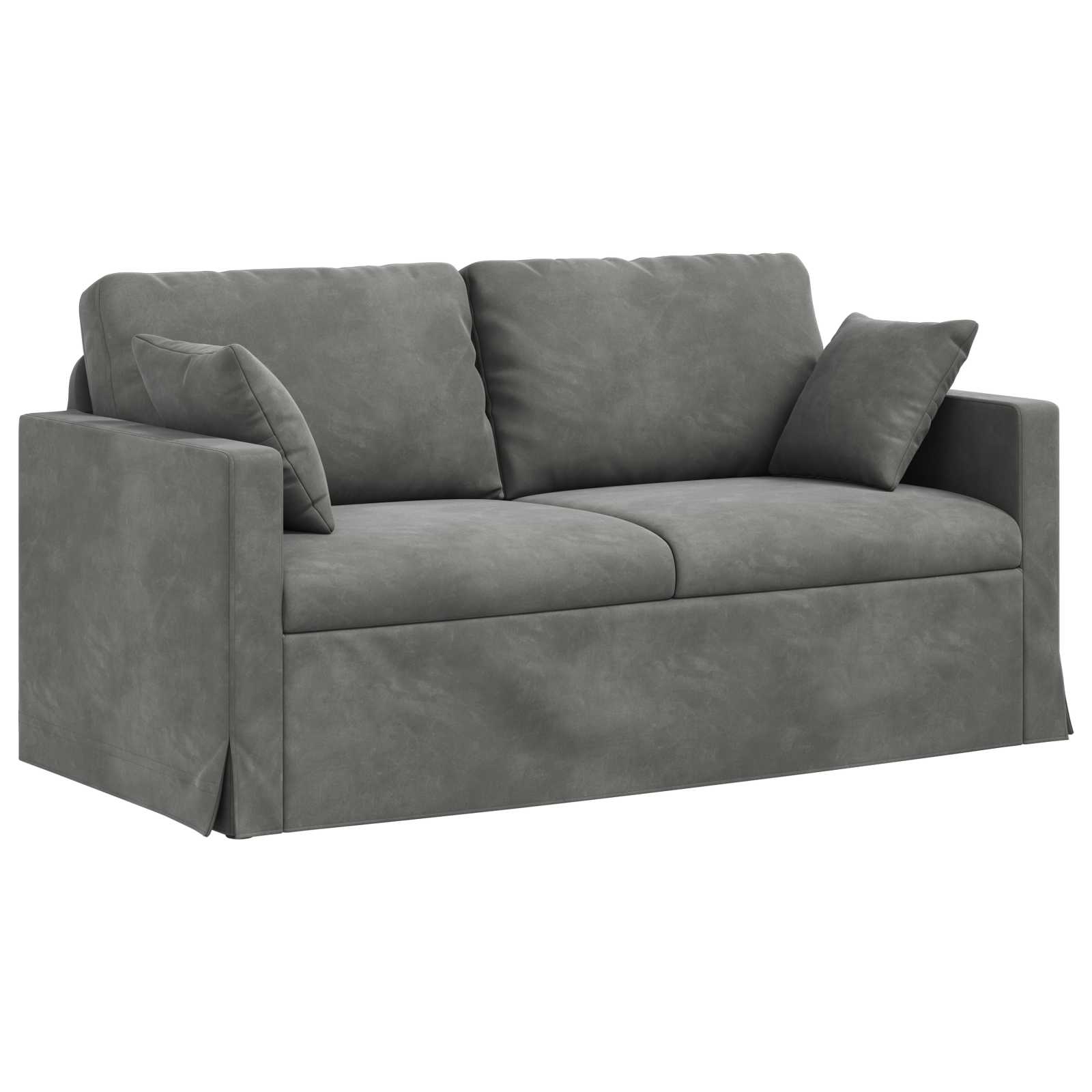 Set sofe 2 pcs Tamno siva 158 x 78 x 80 cm Baršun