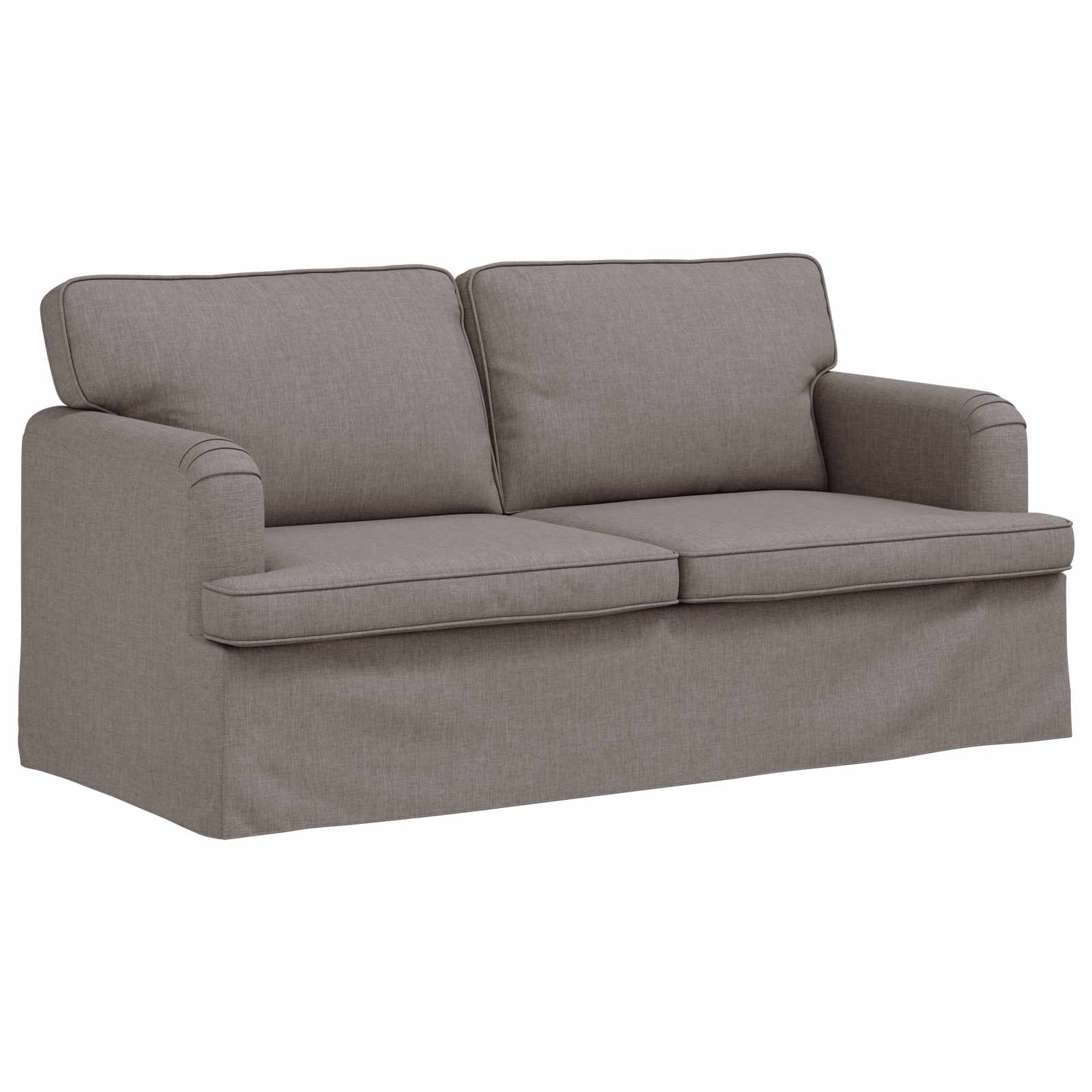 Set sofe 2 pcs Sivo-smeđa 162 x 80 x 85 cm tkanina