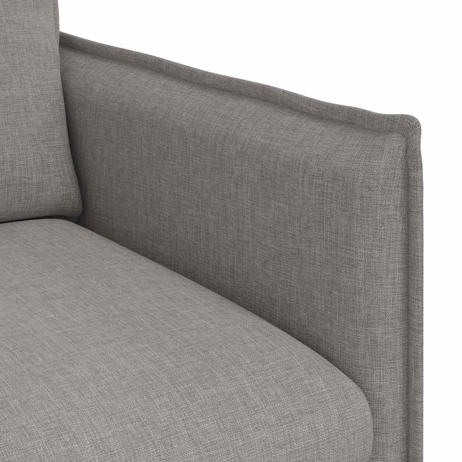 Set sofe 2 pcs Sivosmeđa 156 x 82 x 85 cm Tkanina