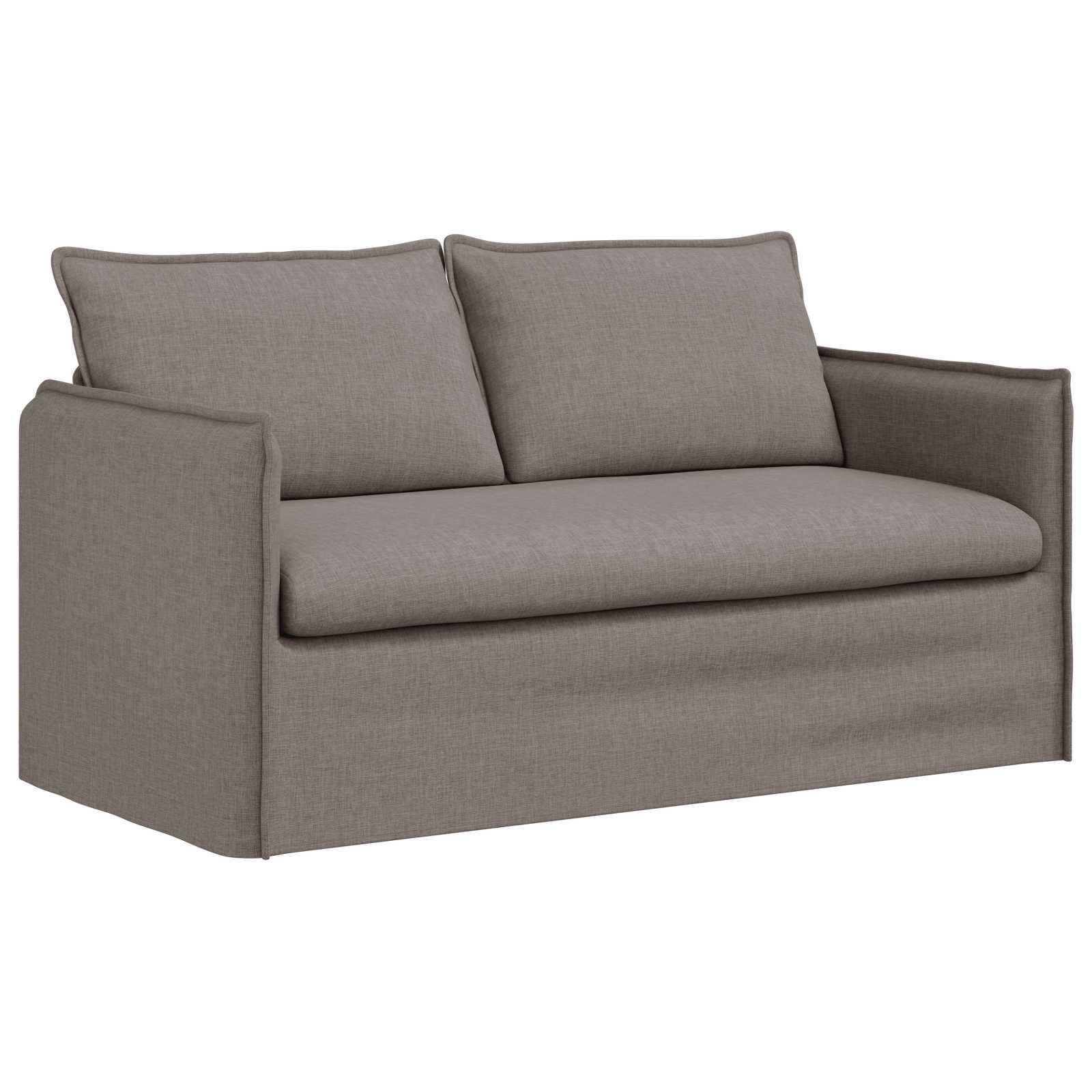 Set sofe 2 pcs Sivosmeđa 156 x 82 x 85 cm Tkanina