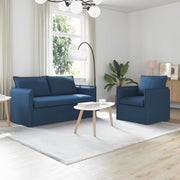 Set sofe 2 pcs Plava 156 x 82 x 85 cm Tkanina