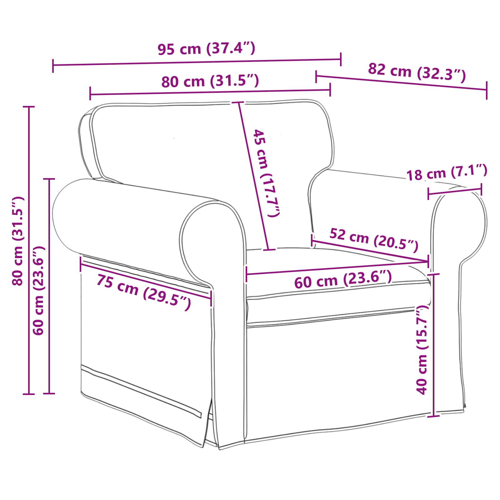 Set sofe 2 pcs Svijetlo siva 215 x 82 x 80 cm tkanina