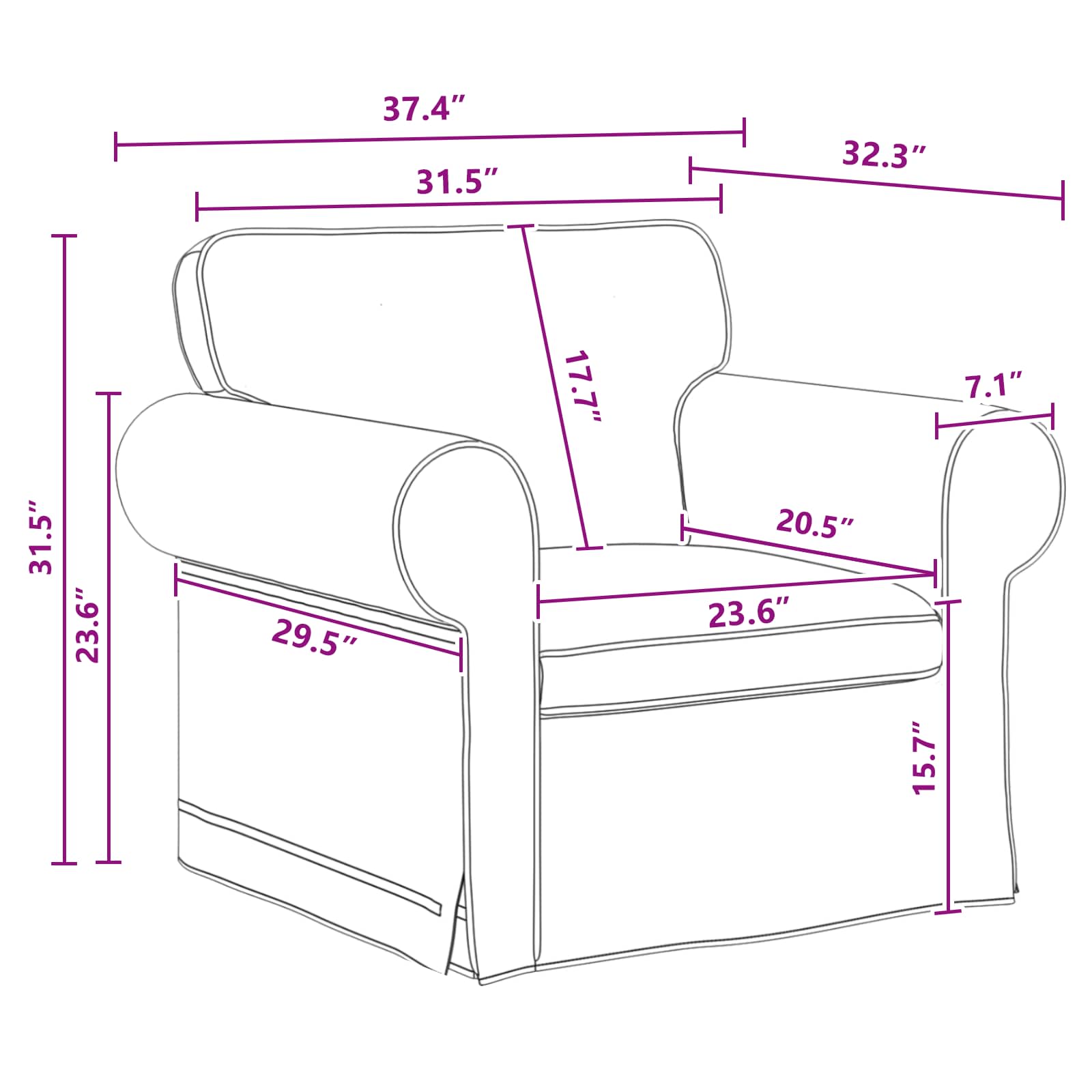 Set sofe 2 pcs Tamno siva 215 x 82 x 80 cm tkanina
