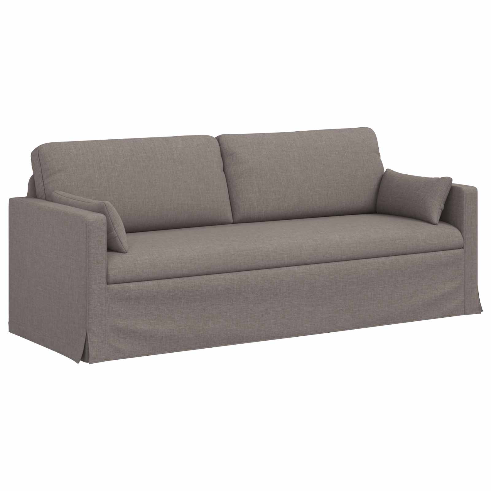 Set sofe 2 pcs Sivo-smeđa 198 x 78 x 80 cm tkanina