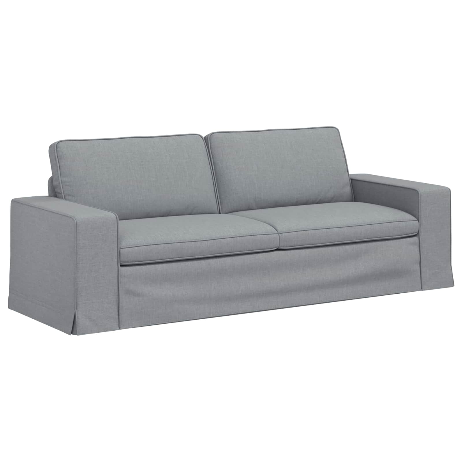 Set sofe 2 pcs Svijetlo siva 222 x 80 x 82 cm tkanina