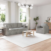 Set sofe 2 pcs Svijetlo siva 198 x 78 x 80 cm Baršun