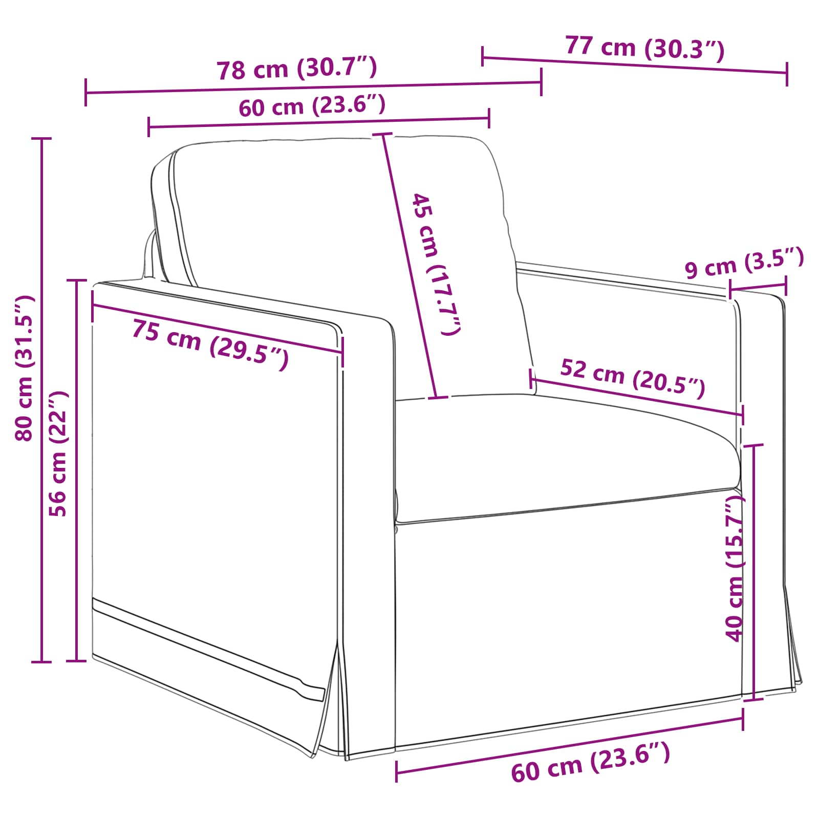 Set sofe 2 pcs Tamno siva 198 x 78 x 80 cm Baršun