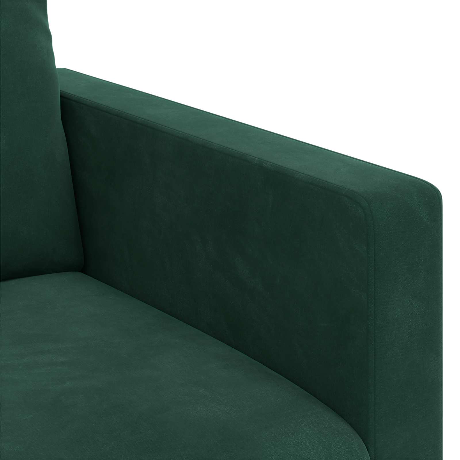Set sofe 2 pcs Tamnozelena 198 x 78 x 80 cm Baršun