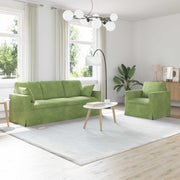 Set sofe 2 pcs Svijetlo zelena 198 x 78 x 80 cm Baršun