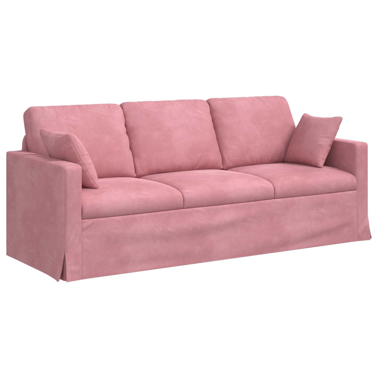 Set sofe 2 pcs Ružičasta 198 x 78 x 80 cm Baršun