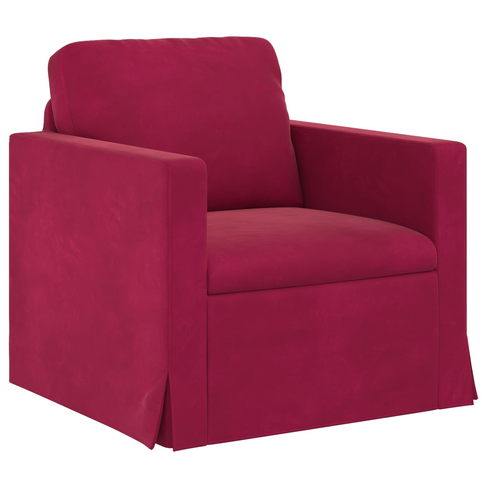 Set sofe 2 pcs Vinska crvena 198 x 78 x 80 cm Baršun