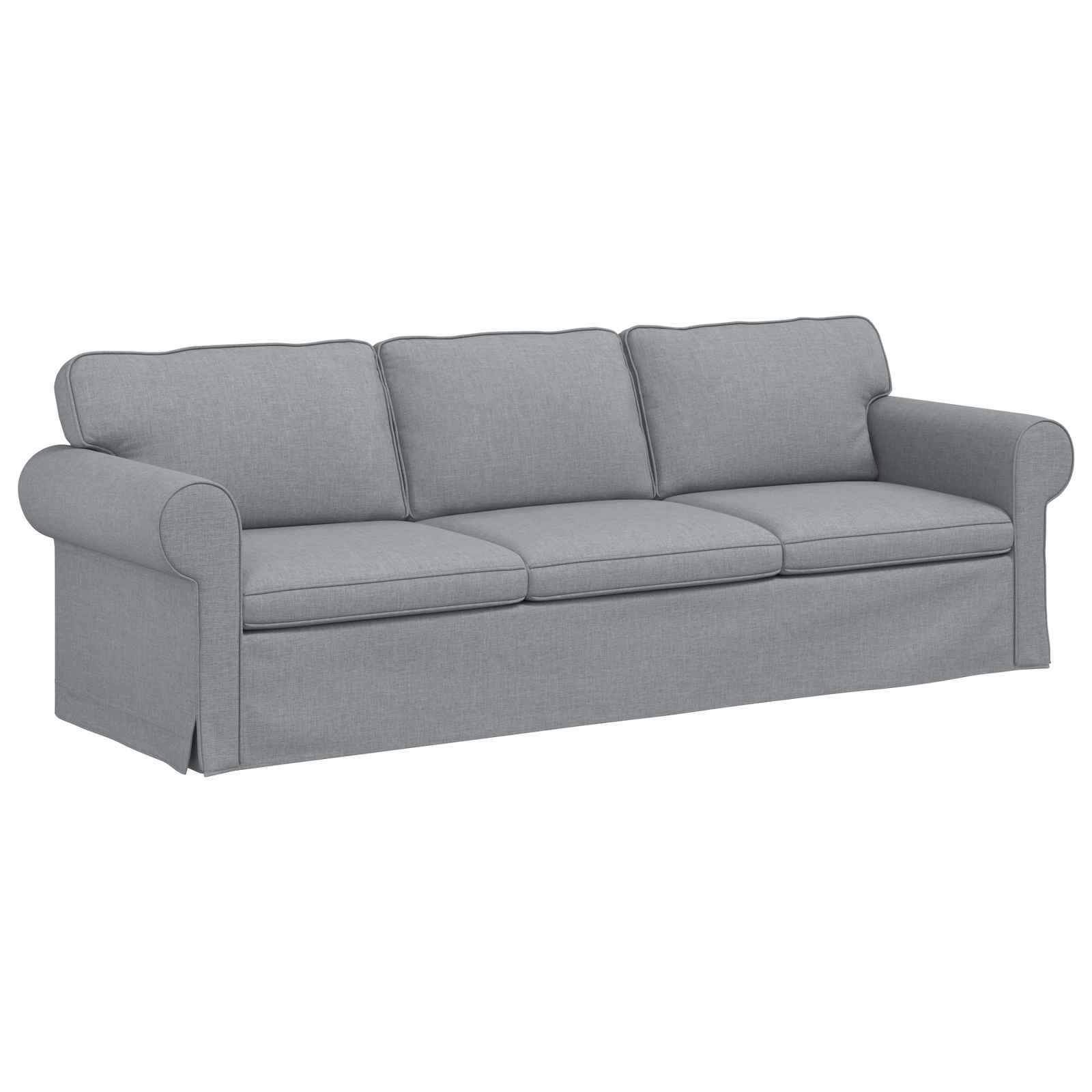 Set sofe 2 pcs Svijetlo siva 245 x 82 x 80 cm tkanina